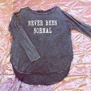 Never been normal tee